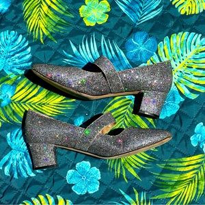 Sparkly Vaneli Women’s Party Mary Jane heel sz 8.5